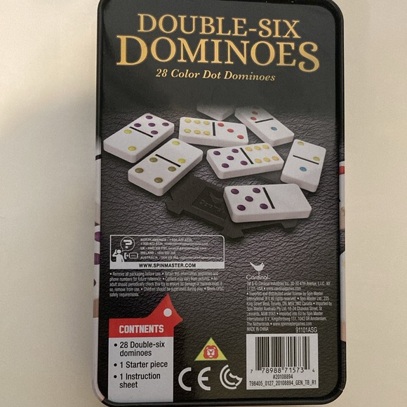 Cardinal Double-Six Dominoes Set - Picture 2 of 4